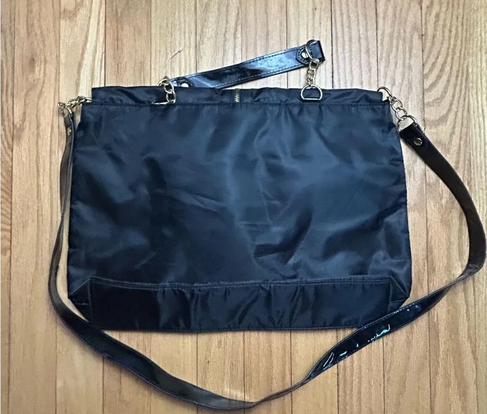 Vintage Apple Bottoms Black Shoulder Zipper Pouch/Bag - Image 4