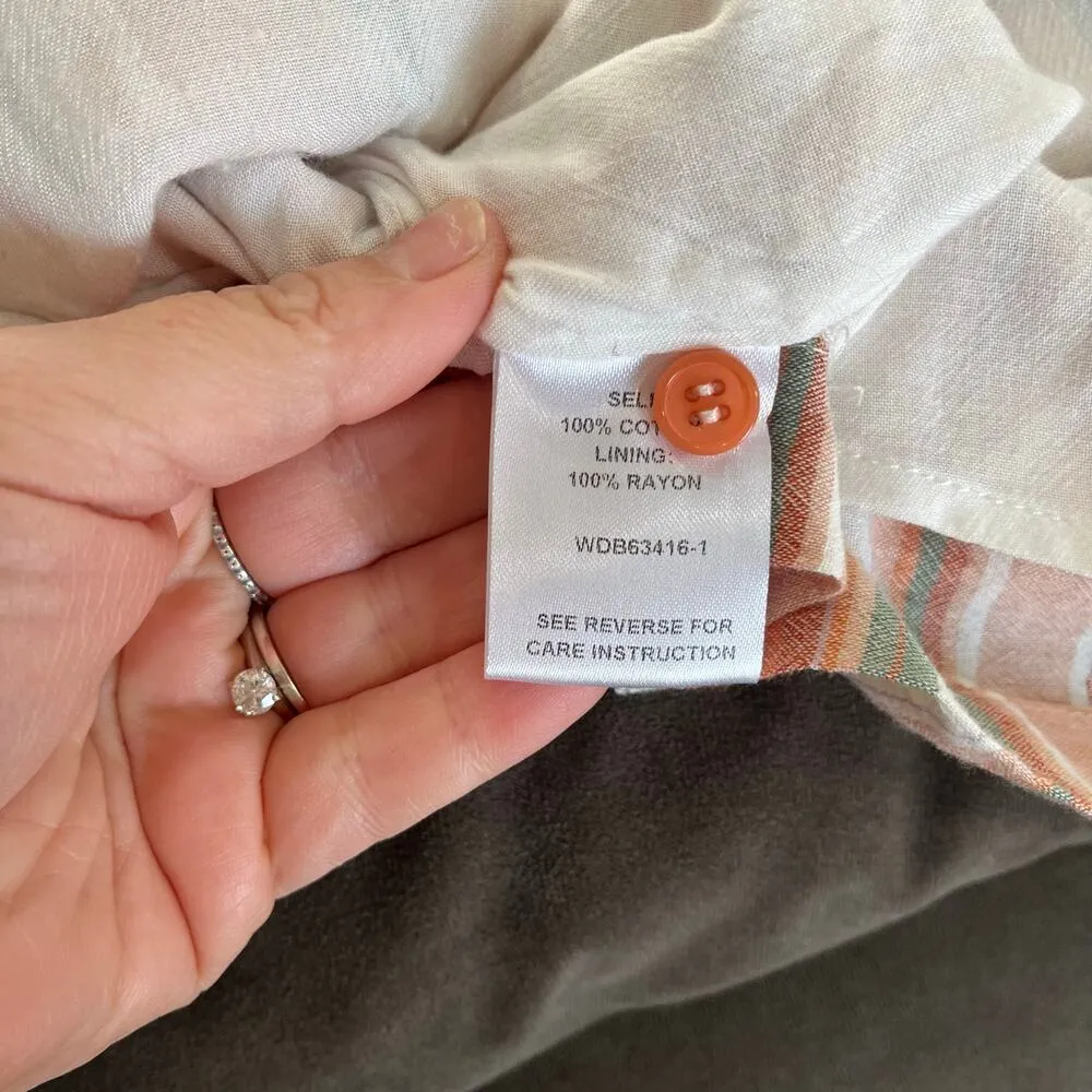 Lost + Wander City To Country Mini Colorful Lightweight Dress Size L - Image 10