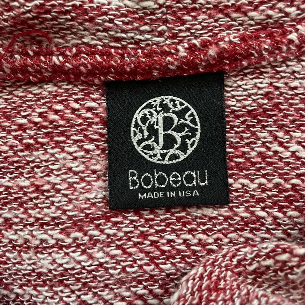 Bobeau  pullover, shawl collar sweater, size M - Image 9