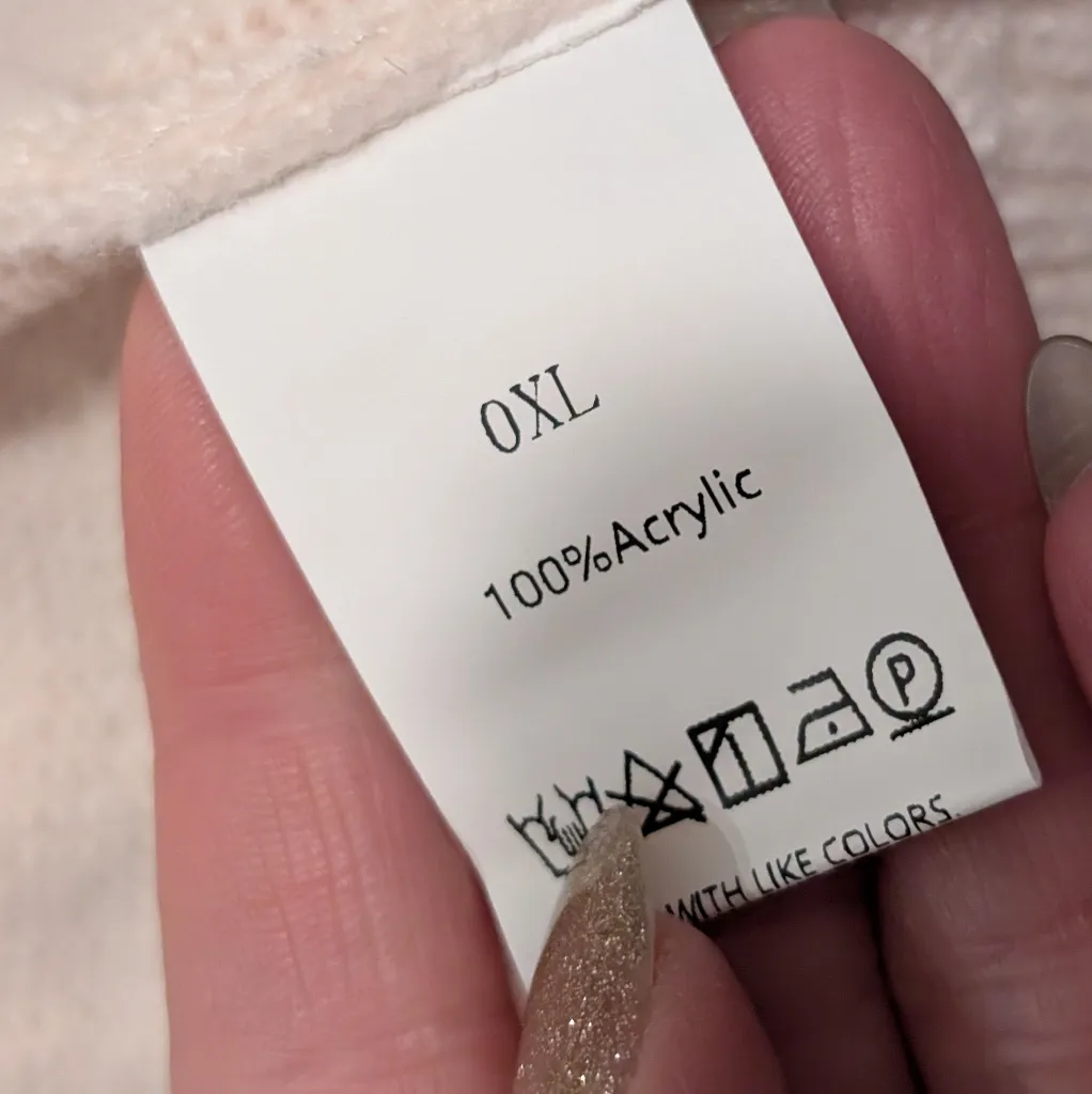 🆕 Plus 0X XL XXL‎ Cream Duster Cardigan Sweater Jacket Pockets NEW Ivory - Image 3