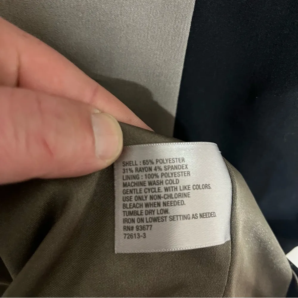 Womens Worthington Colorblock‎ Sheath Dress Career Wear Black/Taupe Size 10 - Image 4