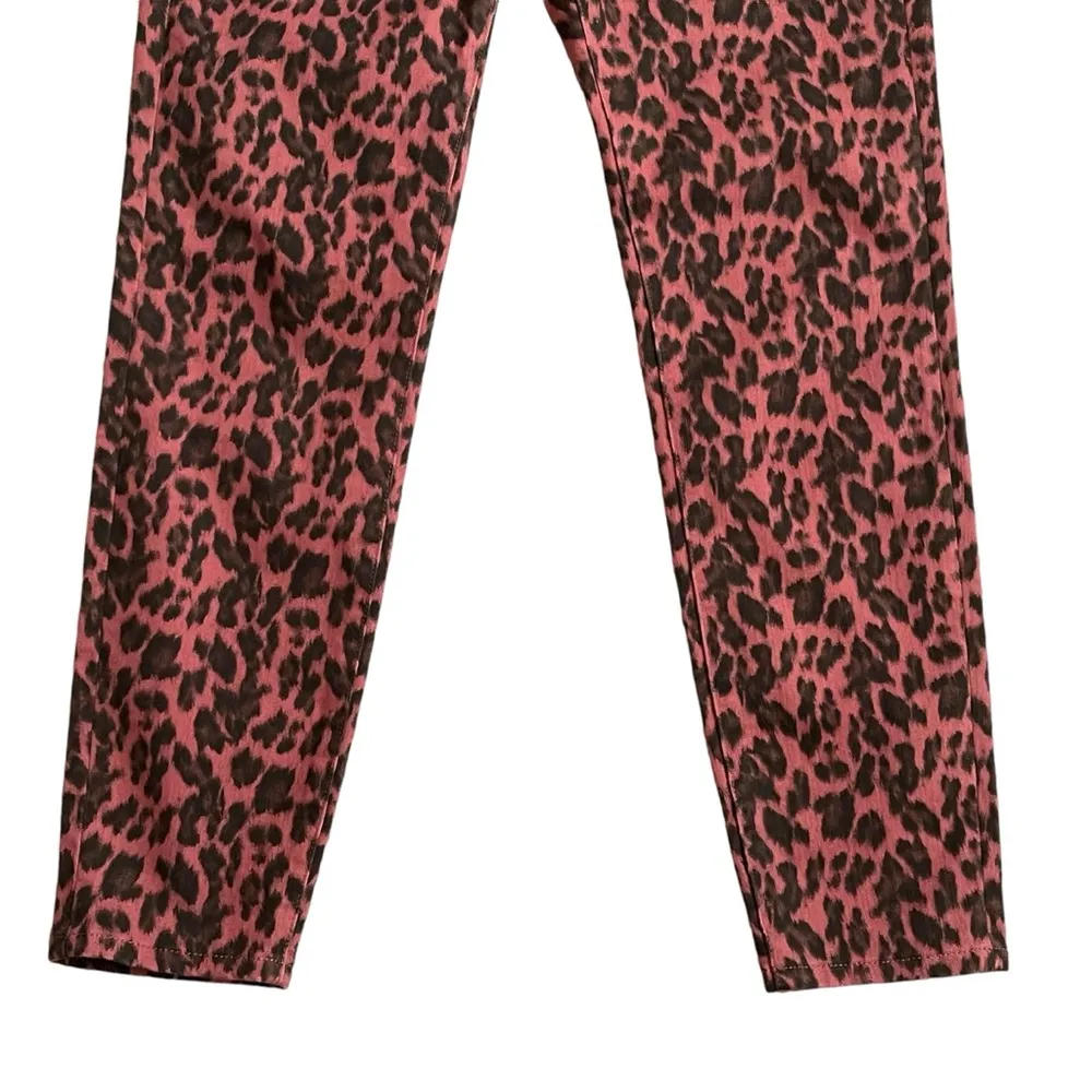 Soft Surroundings The Ultimate High Rise Leopard Print Skinny Jeans Women’s Sz 8 - Image 6