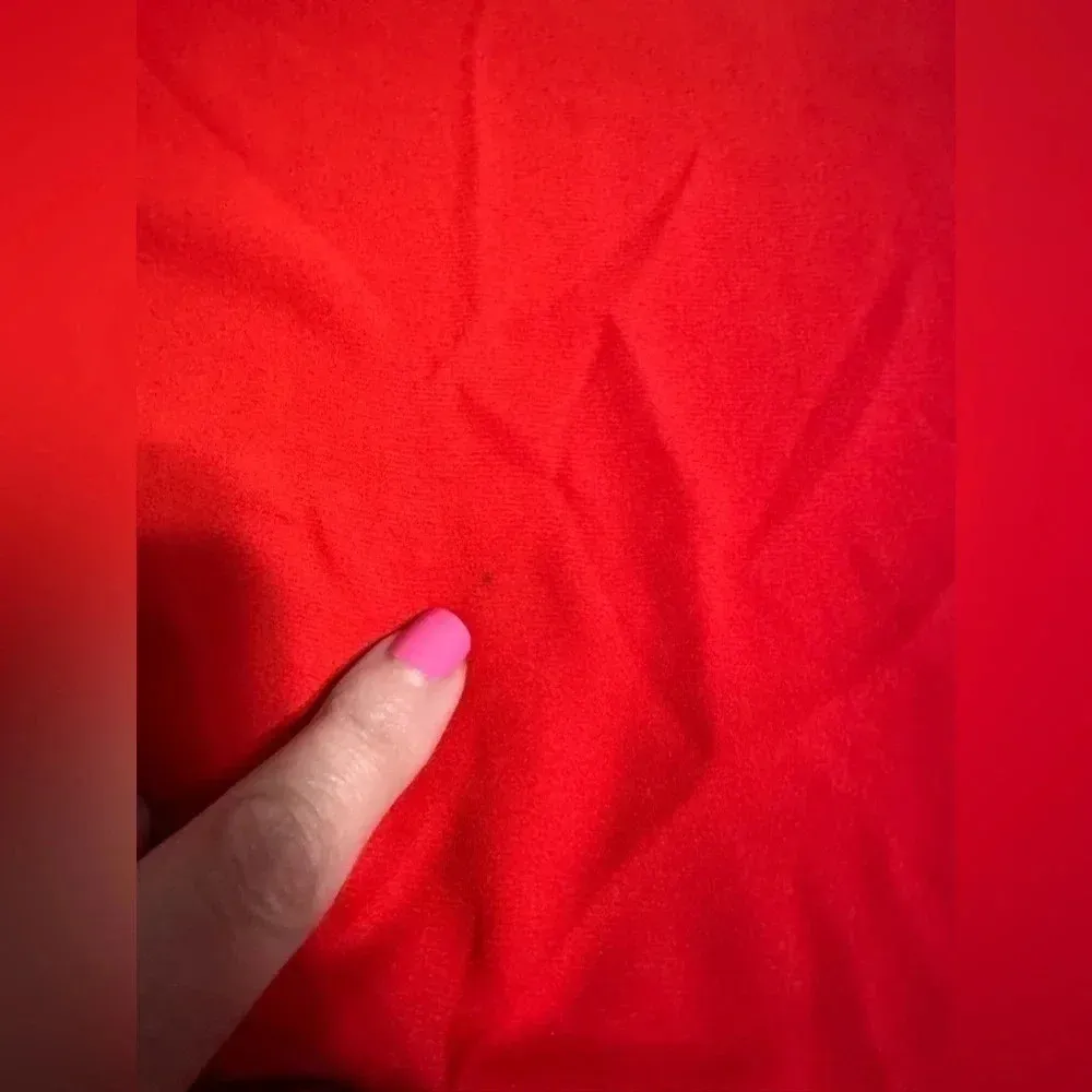 Plus Size 2XL Necktie Blouse NWT Red - Image 3