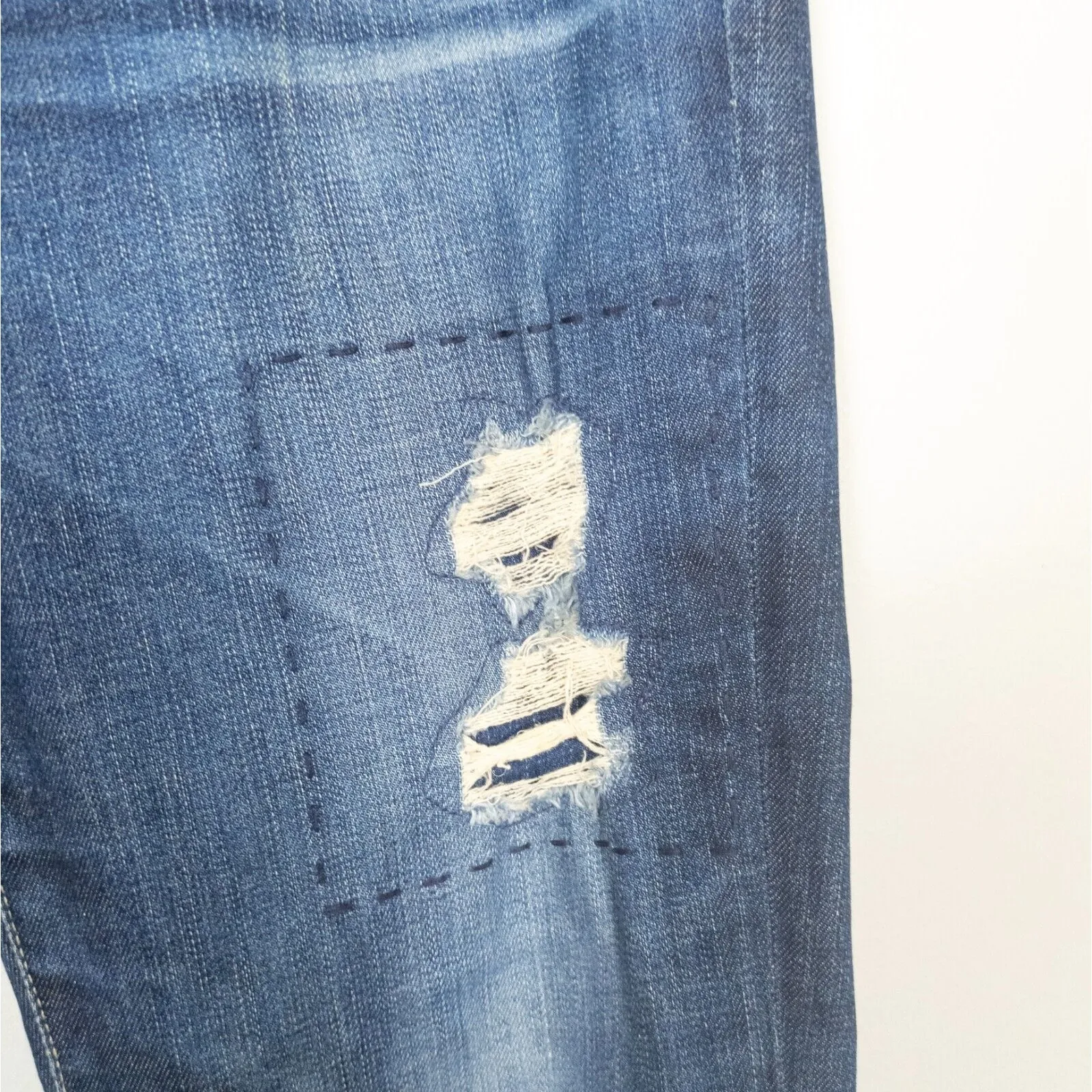 AG ADRIANO GOLDSCHMIED Stevie Slim Straight Ankle Jeans Dark Wash Women's 28R - Image 3