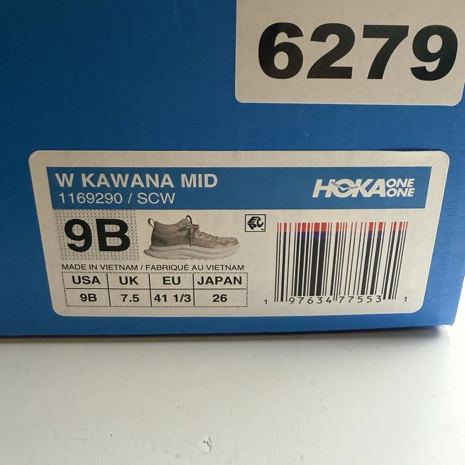 Hoka One One Kawana Mid 1169290-SCW Stucco White Sneaker Women's Size 9 - Image 10