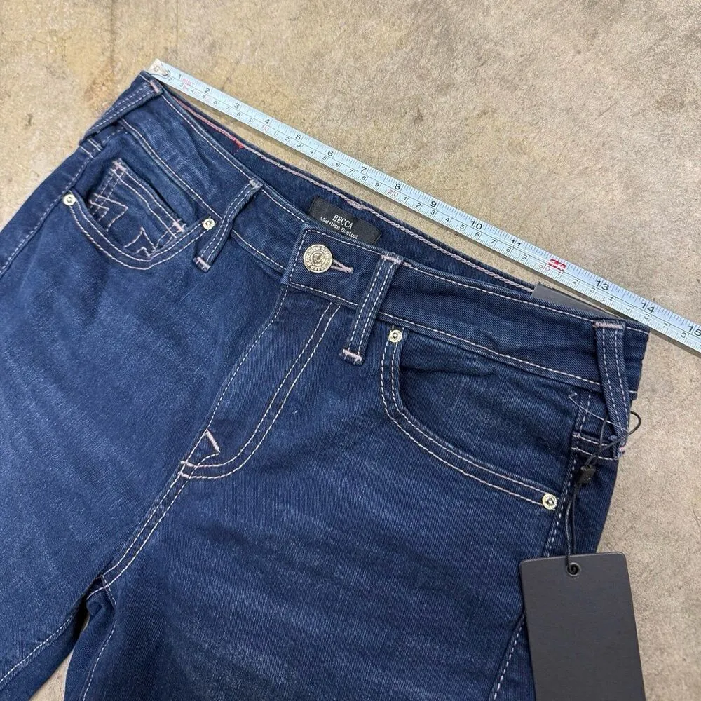 NWT True religion bedazzled Crystal logo Becca bootcut flare jeans - Image 5