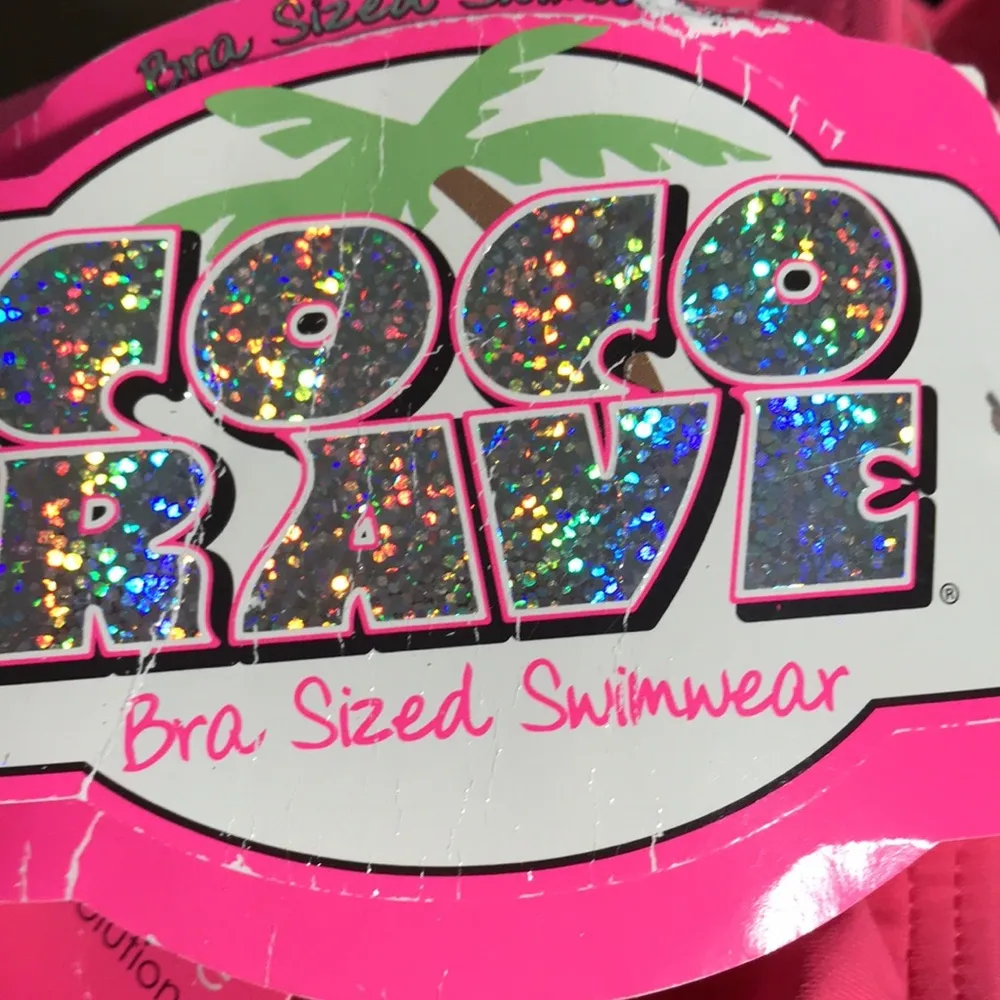 Coco Rave Demi Tankini Swim Top Side Ruching Underwire Pink M/L 34/36 D NWT - Image 5