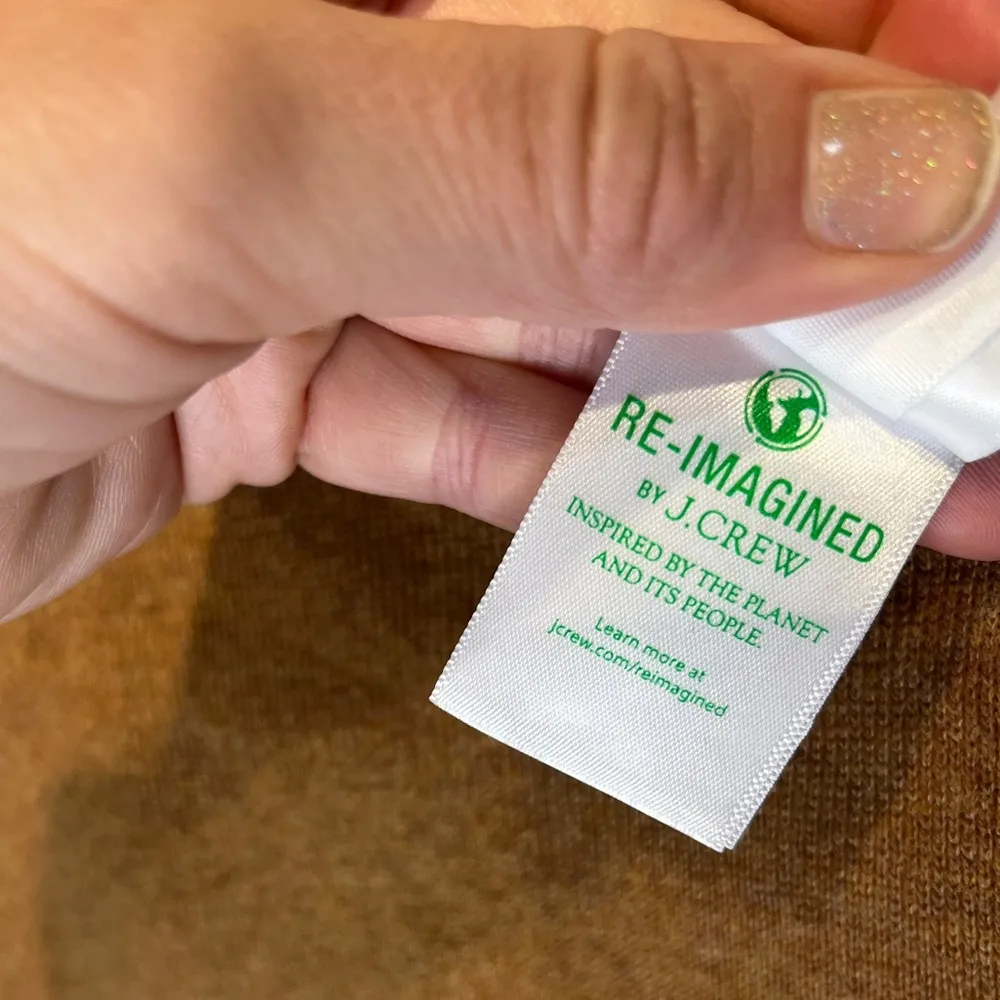 J. Crew Factory NWOT Sweater Blazer Tan X - Image 11