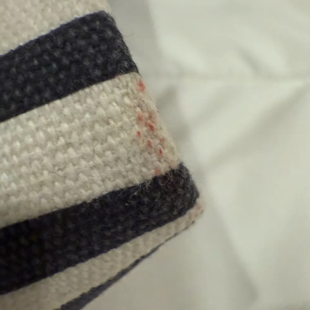 J. Crew Striped Espadrilles Flats Pull On White Blue Size 10 Coastal summer - Image 7