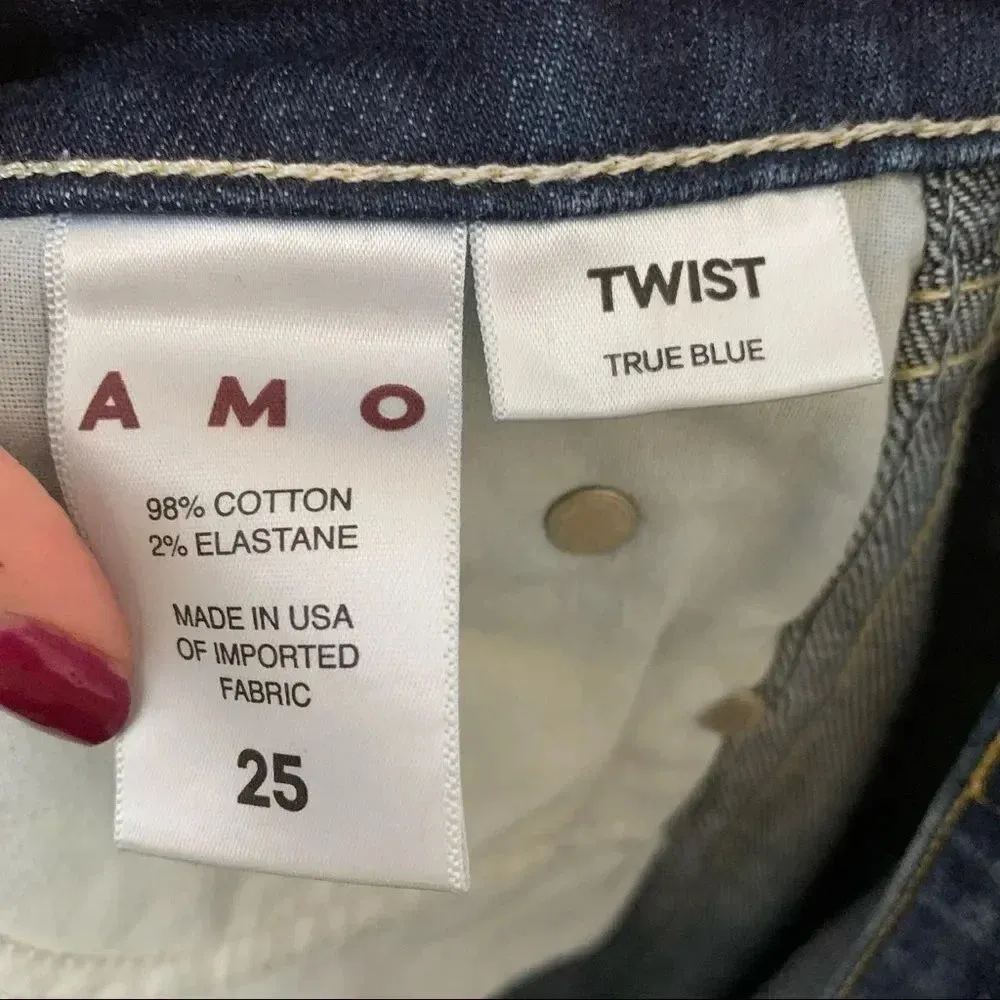 Amo Twist Jeans Blue Size 25 - Image 4