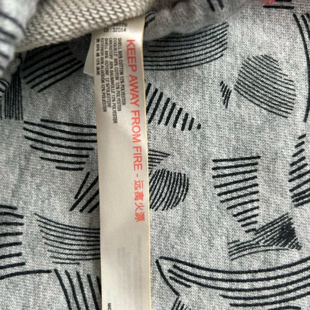 Anthropologie Daily Practice Pants | XS | Heather Gray Black Design | Wide Leg - Image 7