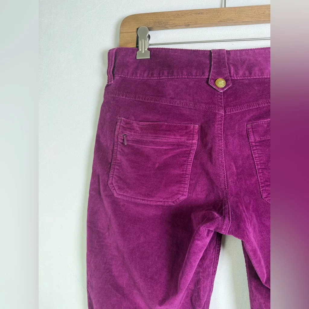 Athleta Women’s Loveland Corduroy Pant Raspberry Low Rise Stretch Cord Size 6P - Image 7