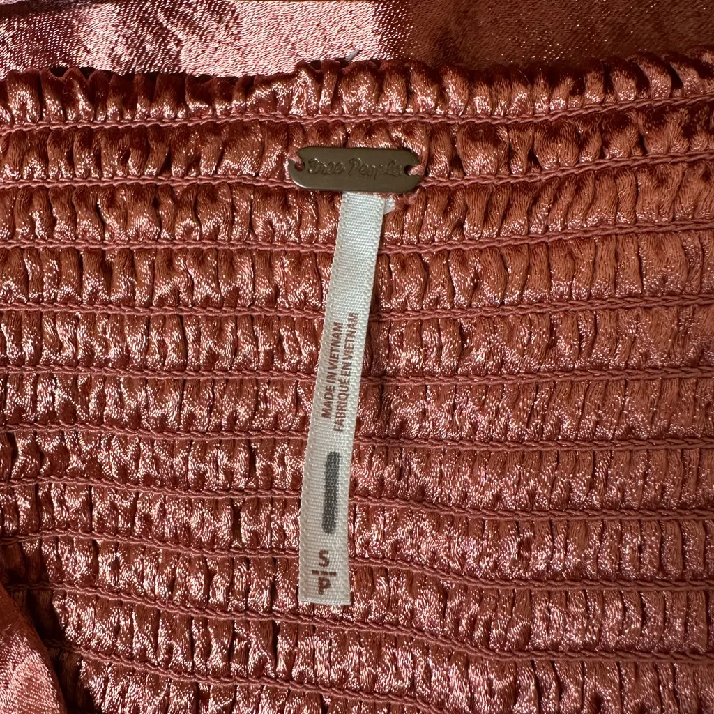 Free People Moonbeam tired metallic maxi skirt - Image 3