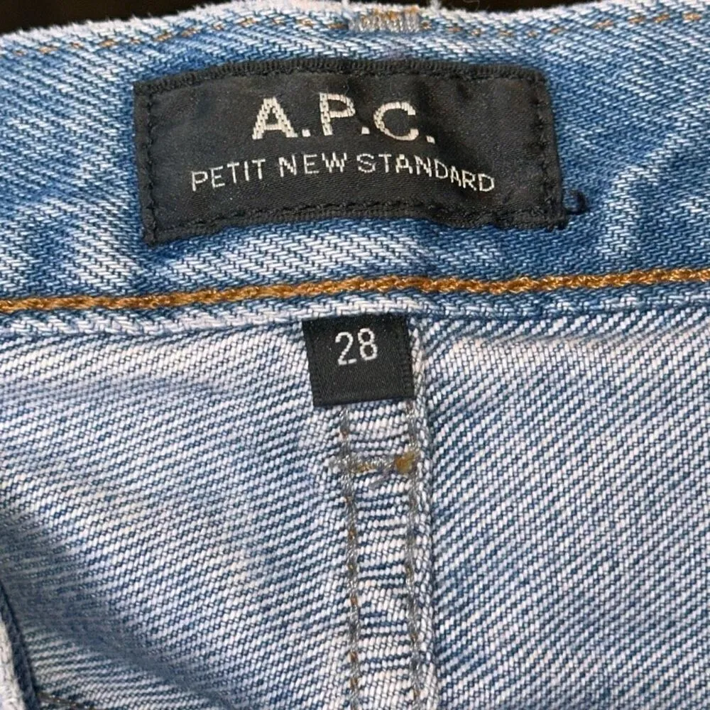 A.P.C. Denim Jeans Petit New Standard Blue Size 28 - Image 10