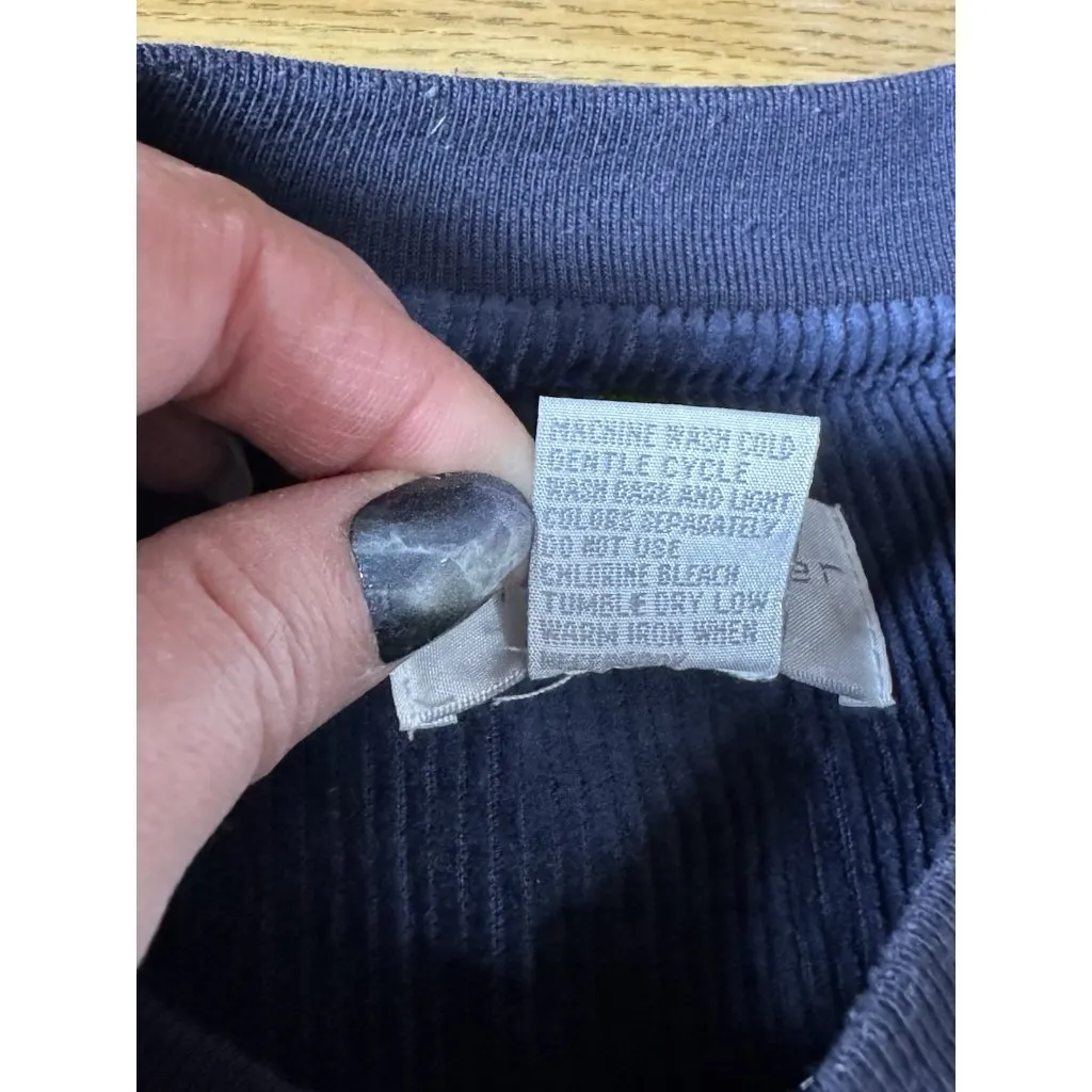 Christopher & Bank Women Size Medium Fall Knit Sweater Pullover Leaves Autumn - Image 7