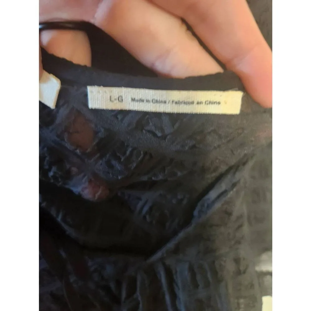 Urban Outfitters Helena Crinkle Short Sleeve Babydoll Top - L - Image 6