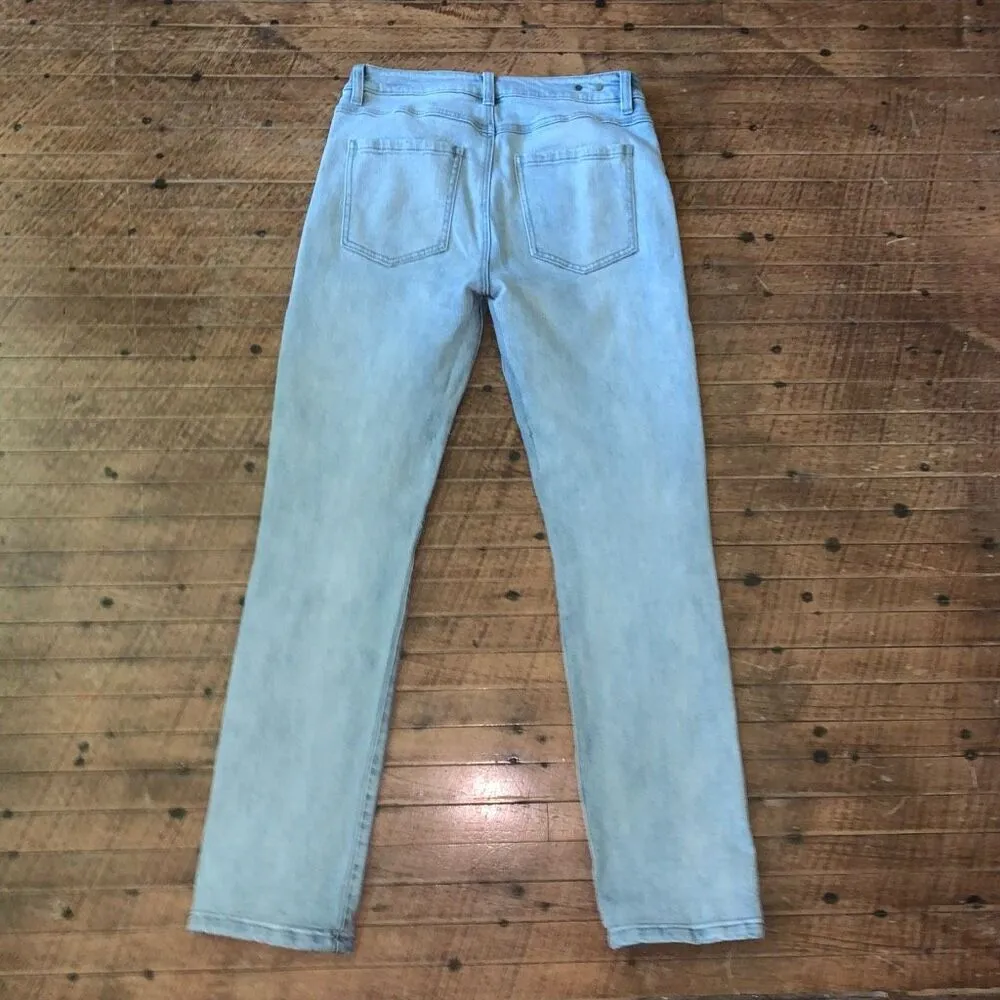 CAbi denim acid wash higher straight 4 mom jeans - Image 5