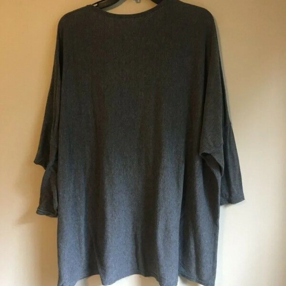 Tree Belle grey loose fitted top L Gray Size L - Image 2