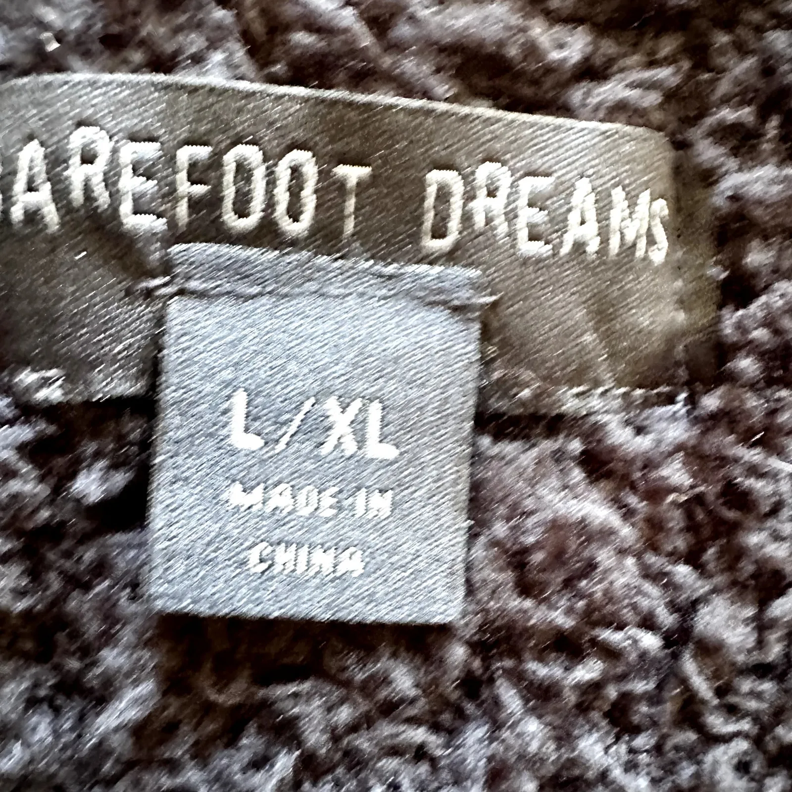 Barefoot Dreams Cozychic Shrug Knit Sweater Open Cozy Carbon Black L/XL - Image 3