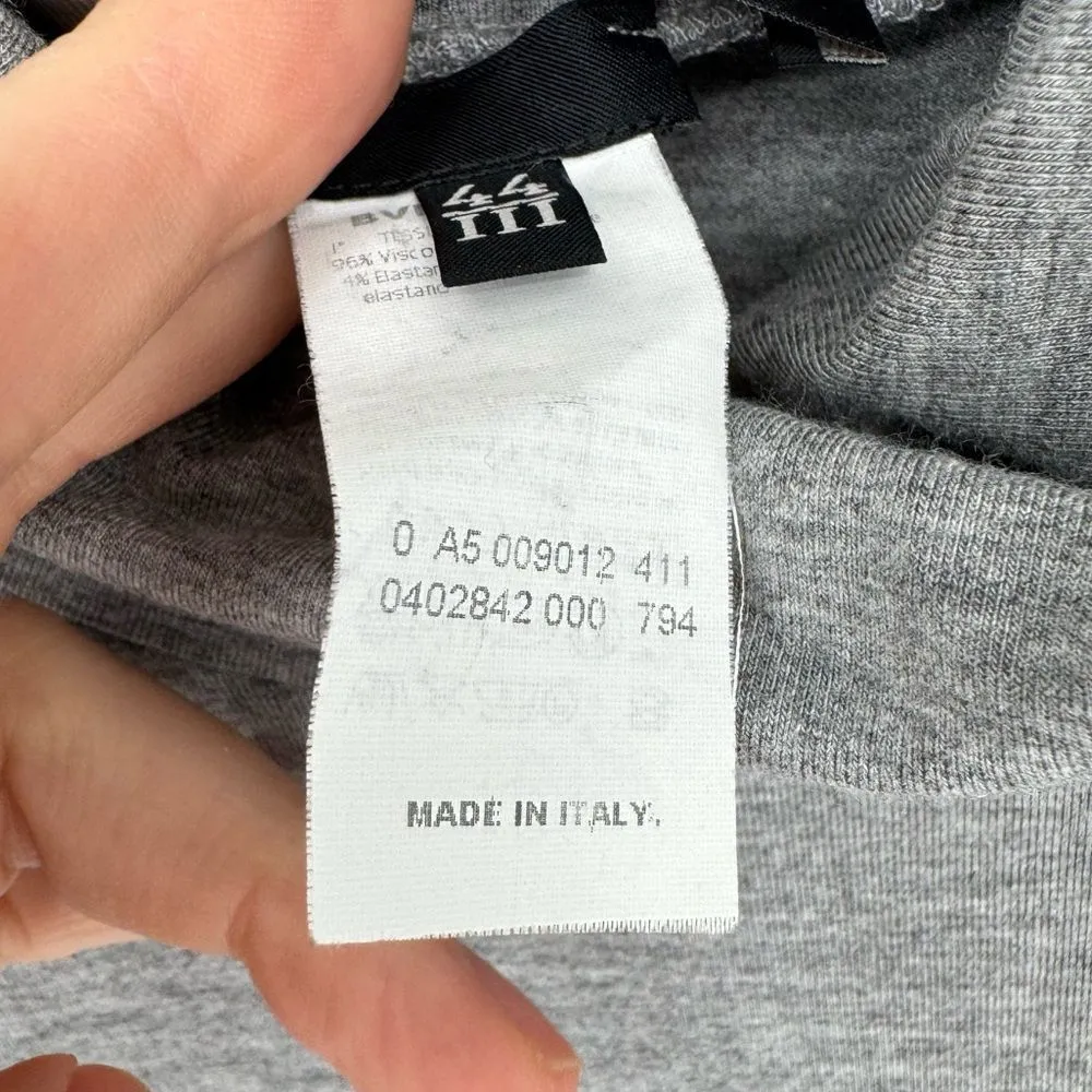 Les Copains‎ Turtleneck Top in Gray Size IT 44 US 8 - Image 5