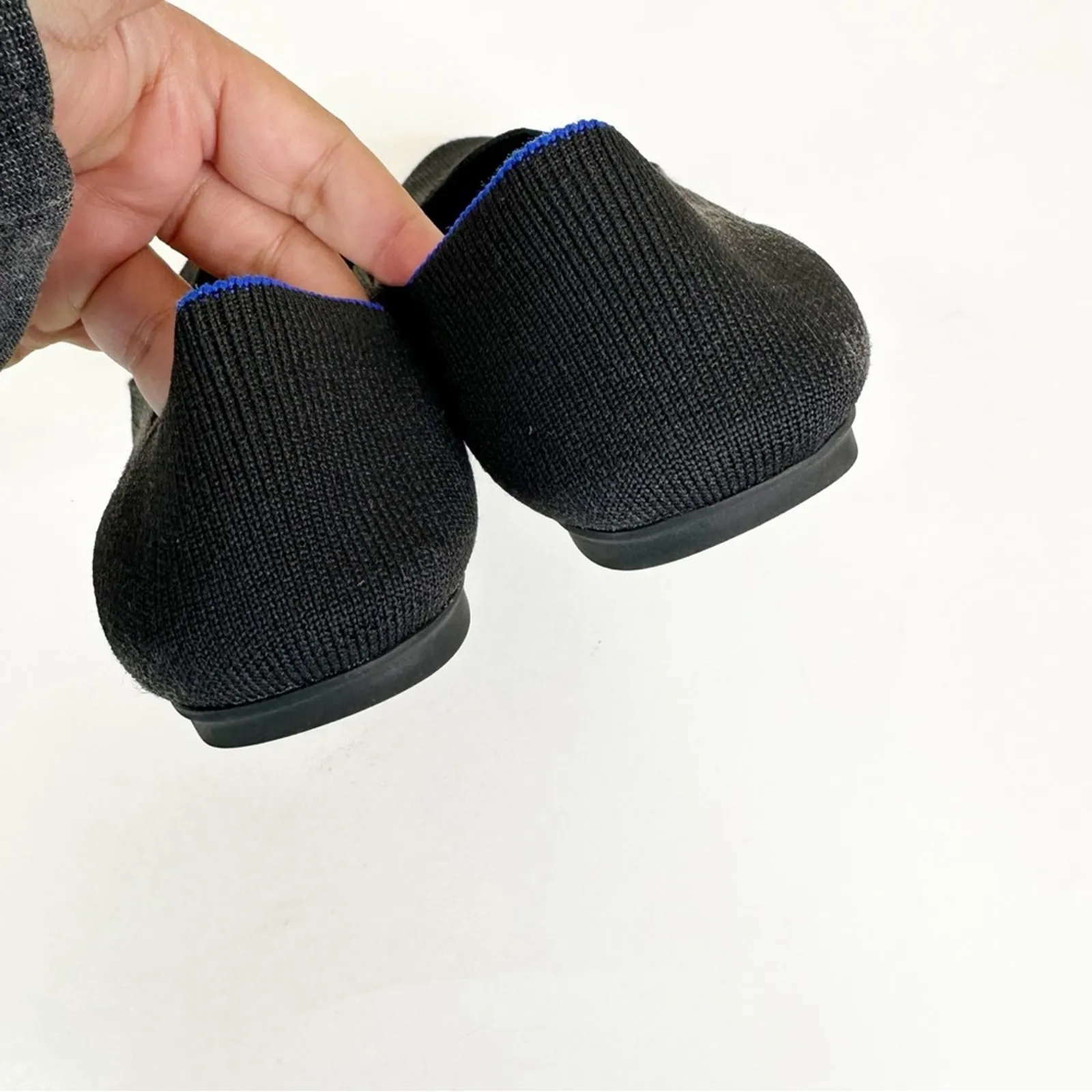 Rothy's The Loafer in Black Solid Casual Slip On Flats Womens 7 - Image 5