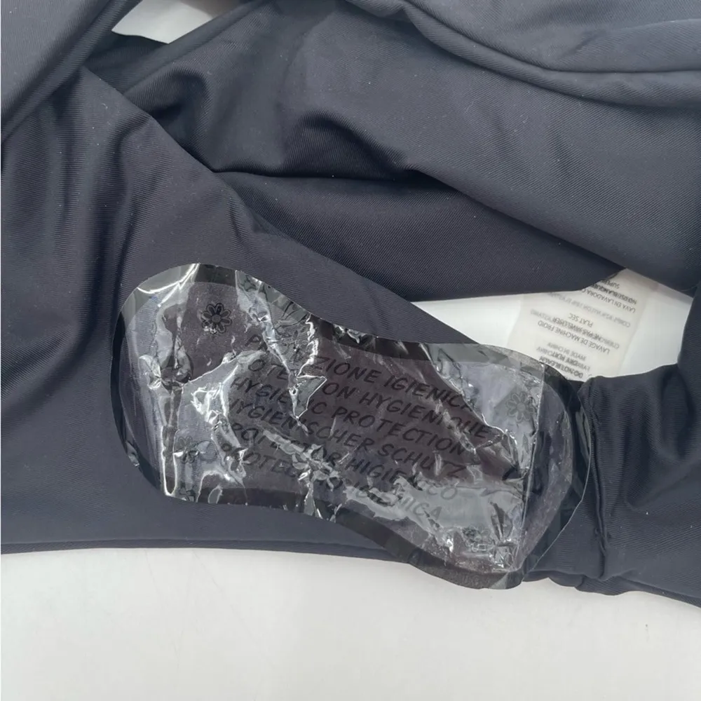 NEW Good American Bikini Bottom Large Good Waist Swimsuit High Waist Black NWOT - Image 11