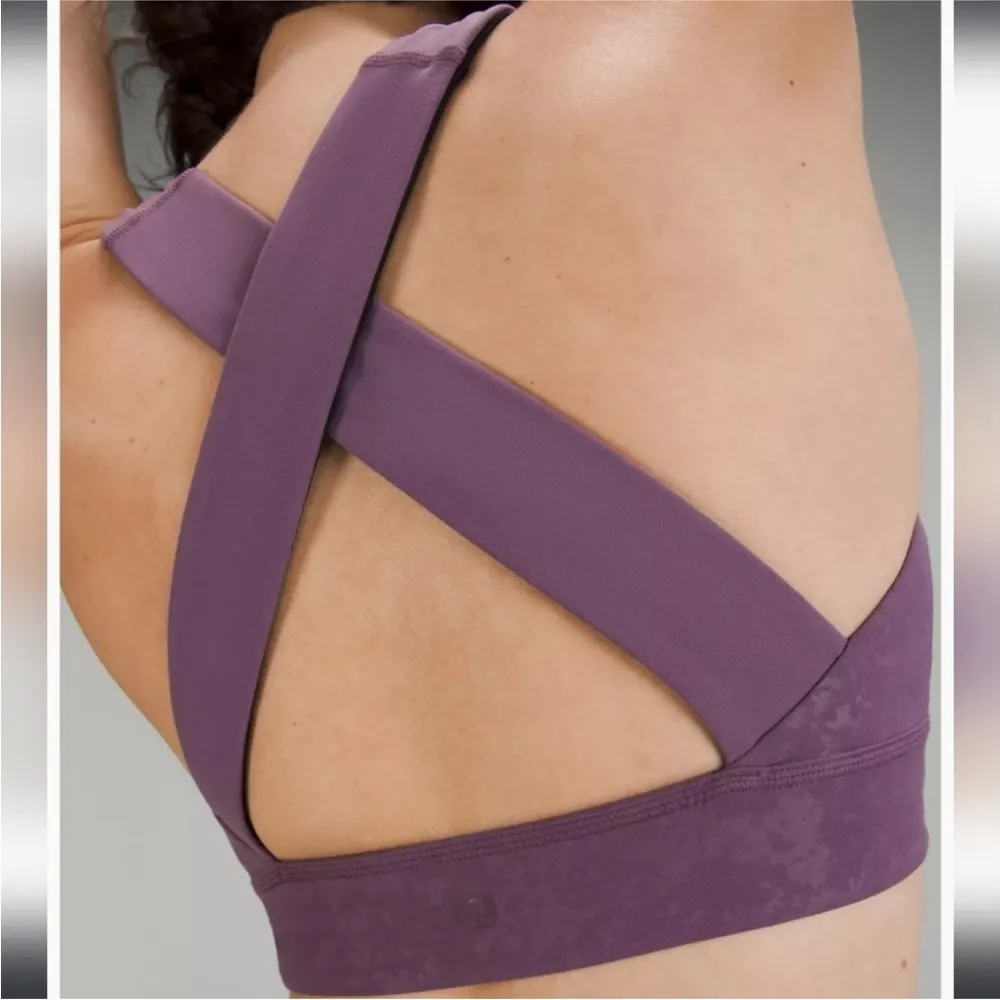 Lululemon Lab Embossed Nulu Cross-Back Yoga Bra - Image 3