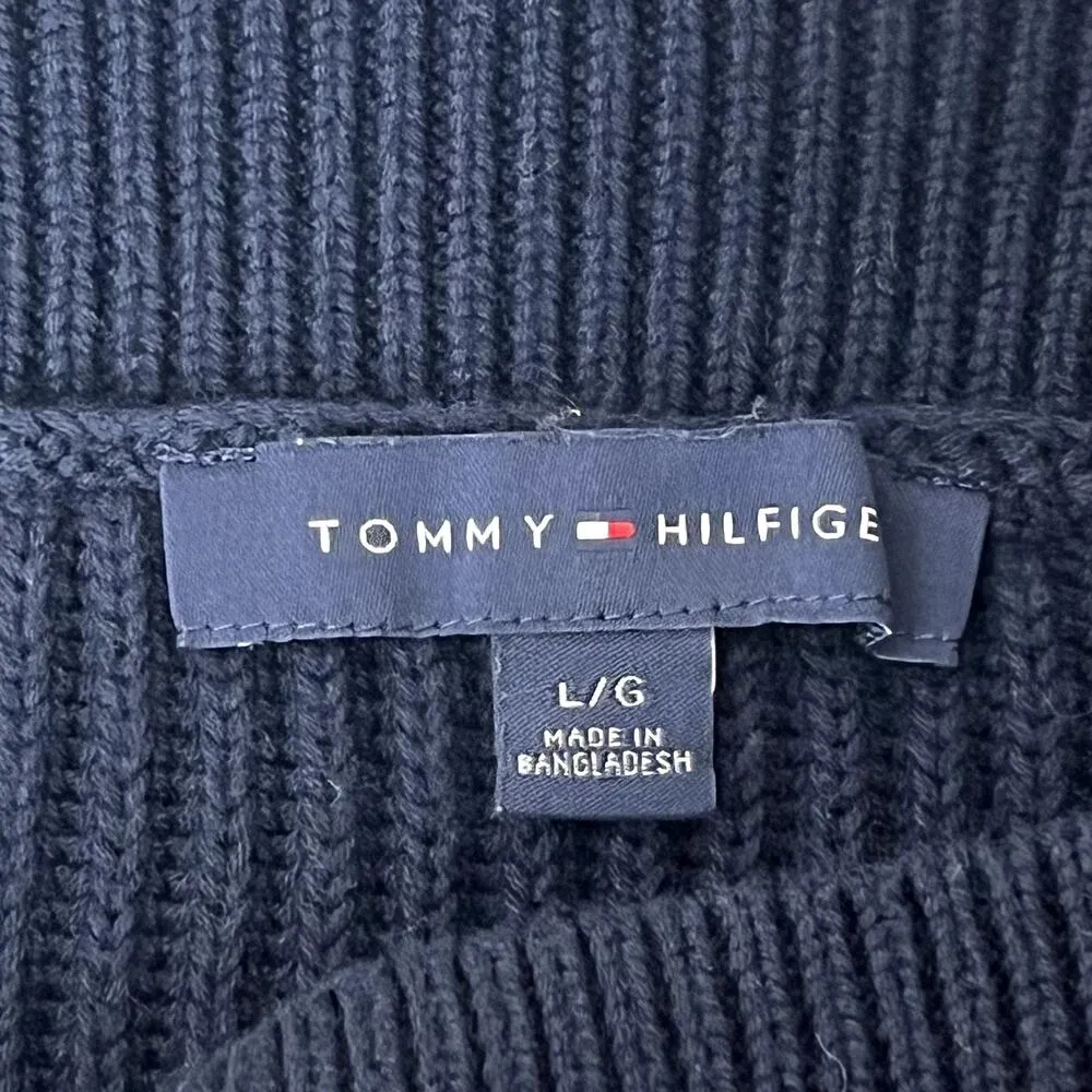 Tommy Hilfiger Blue Knit Sweater - Image 6