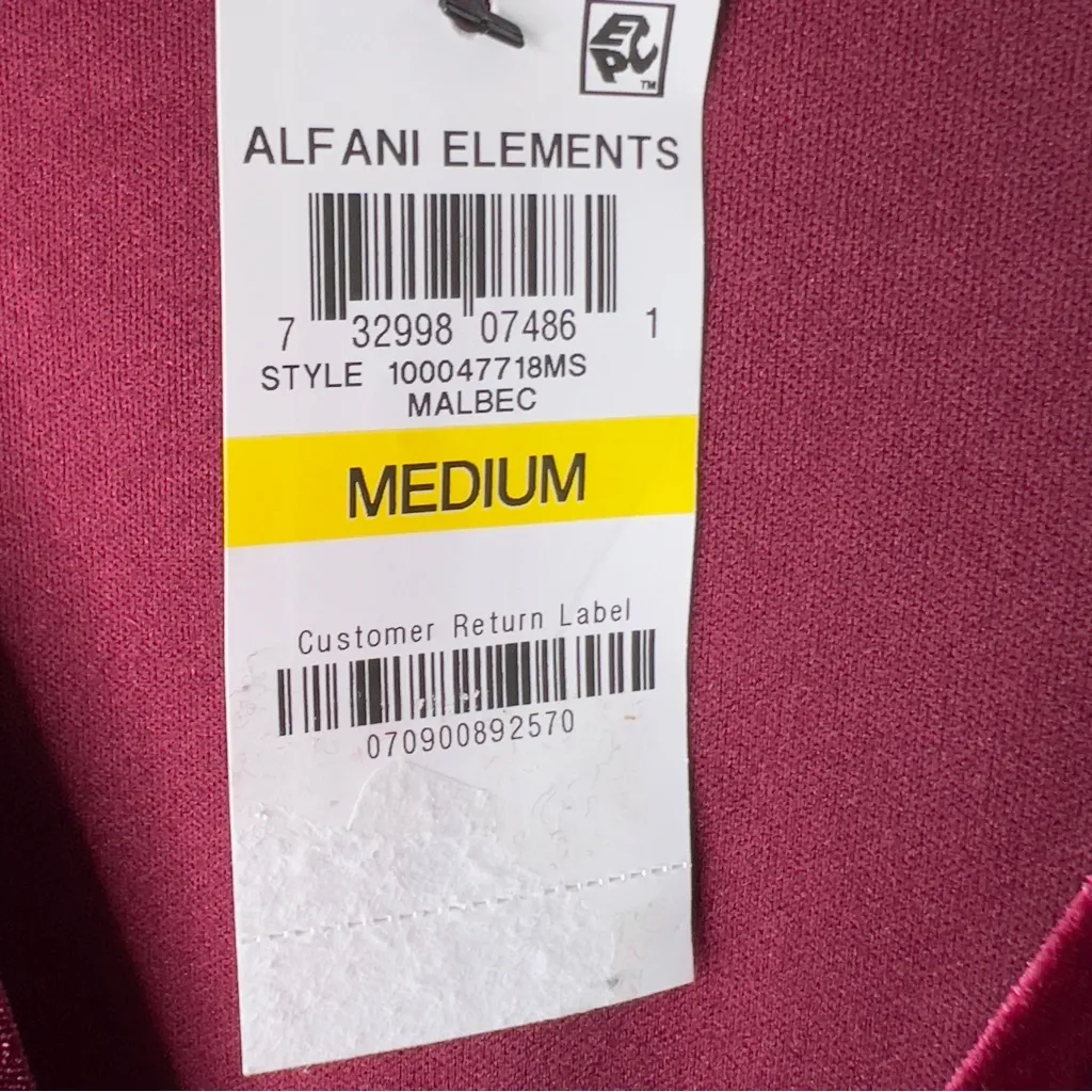 Alfani Medium Velvet Wide Leg Jumpsuit Surplice Sleeveless Stretch Waist… - Image 12