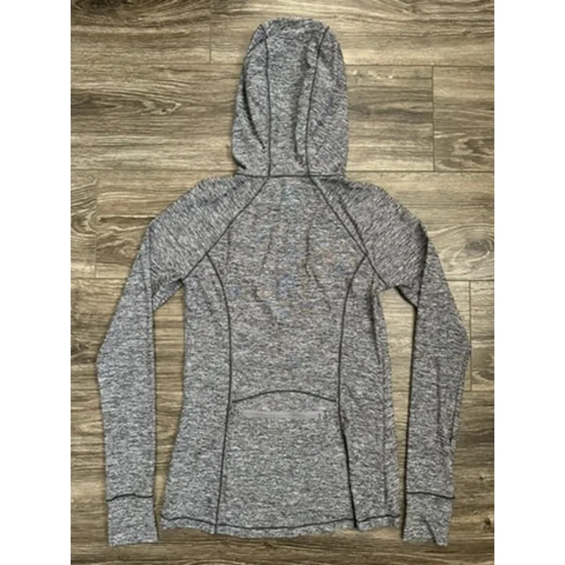 Athleta Jacket Womens XS Gray Pacifica Crosscurrent Hooded Running Walk Train - Image 6