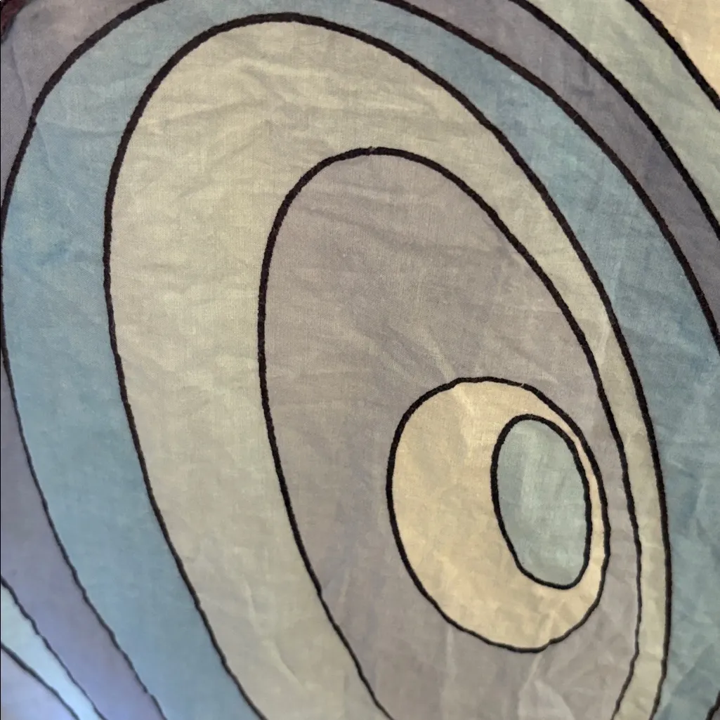 Gretchen Scott cover up pucci esque design modern pattern large women’s tunic Blue - Image 3