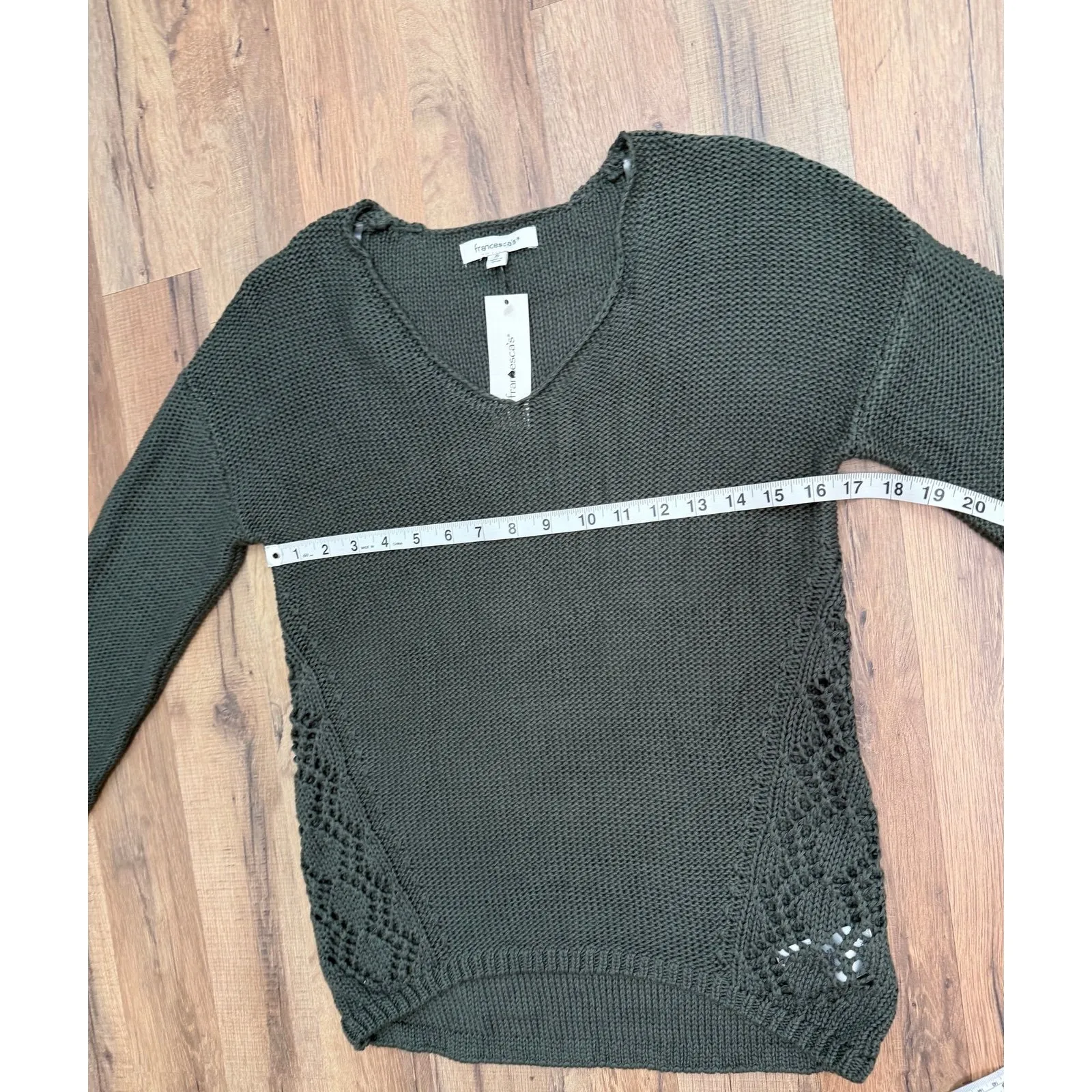 Francesca's NWT Sweater Bundle Small | Rust‎ & Olive Knit Pullover Set Size 4 - Image 12