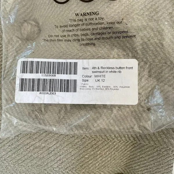 NWT 4th + Reckless Ruby 1 piece swimsuit M 8 - Image 5