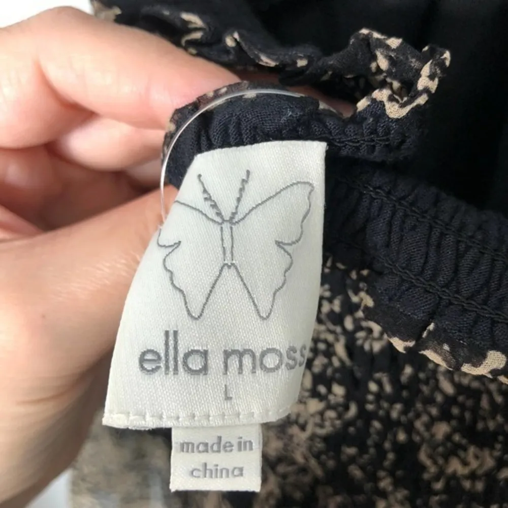 NWT Ella Moss leopard print silk halter top flowy - Image 7