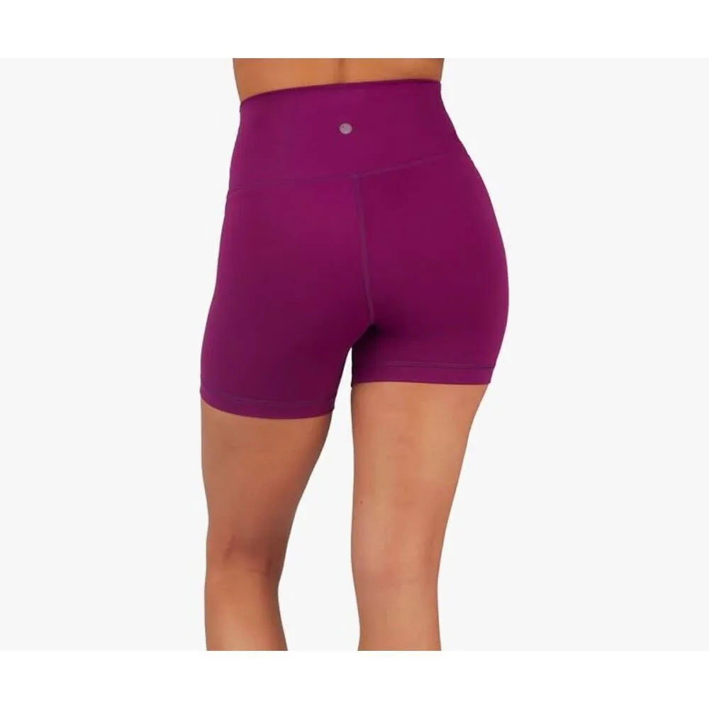 Yogalicious Lux Raspberry‎ High Waisted Squat Proof Shorts SMALL Activewear NWT - Image 2