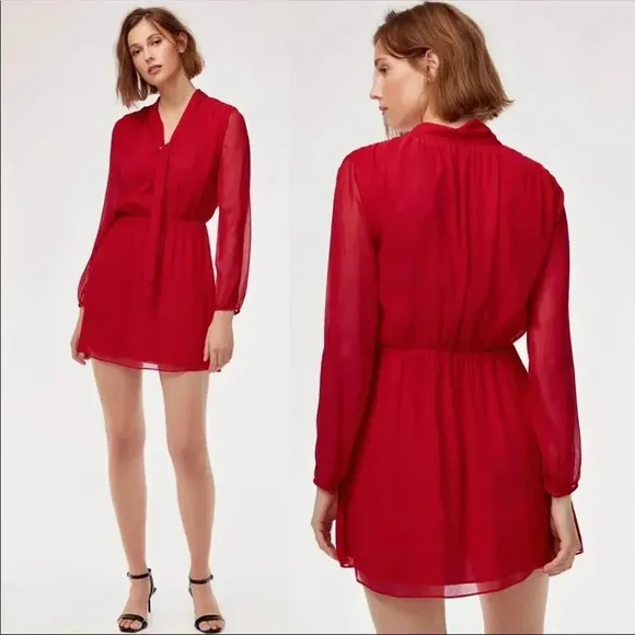 Aritzia Little Moon Saffron size small - Image 2