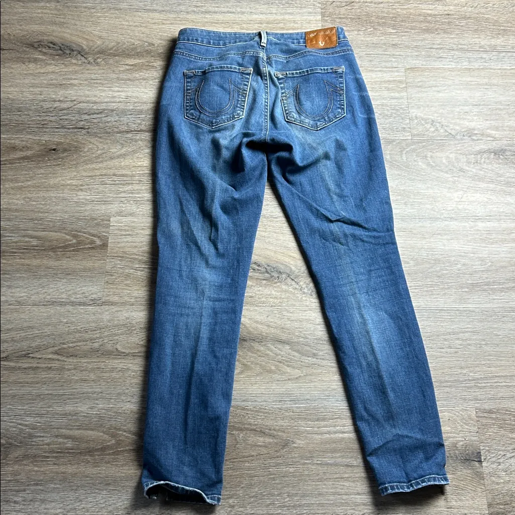 True Religion Curvy Skinny Big T Jennie Jeans Size 27 - Image 4