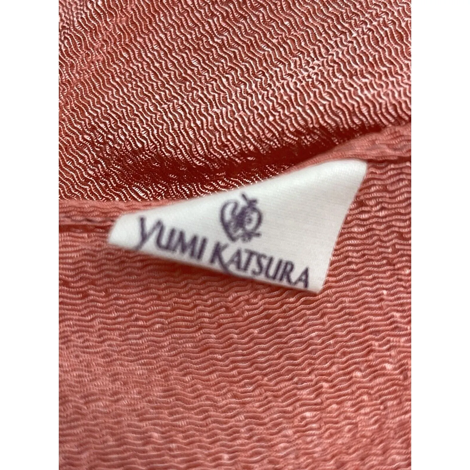 Made in Japan YUMI KATSURA handkerchief hand towel sweat towel pink 20” Square - Image 4