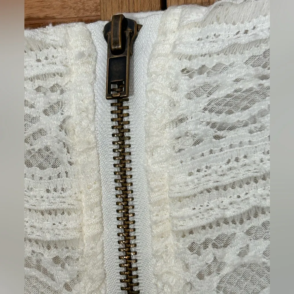 Matilda Jane Womens Size 6 Hello Lovely Smile Sweetly Cream Lace Dress - Image 7