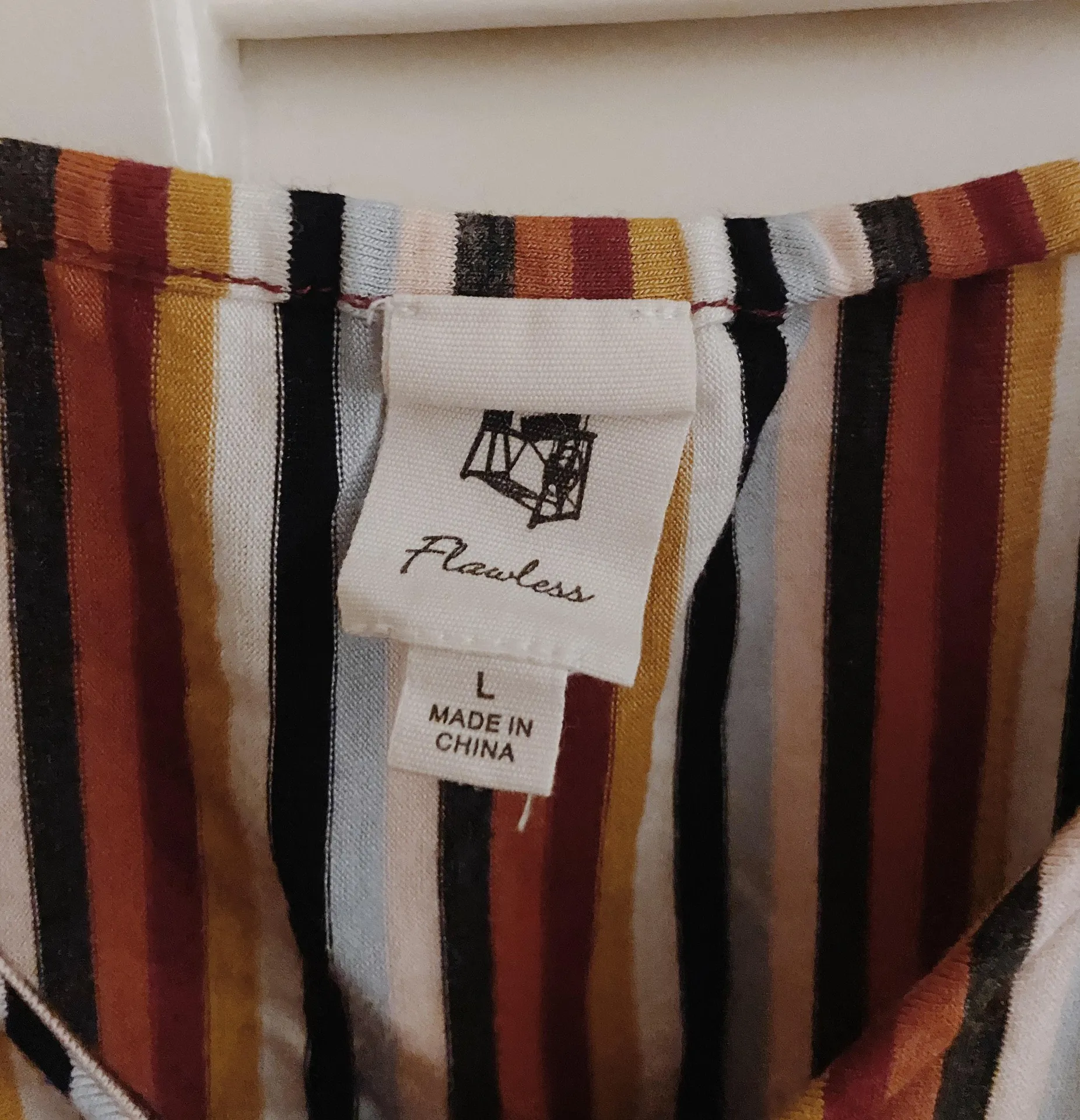 Flawless Striped Button Down Tank - Image 3