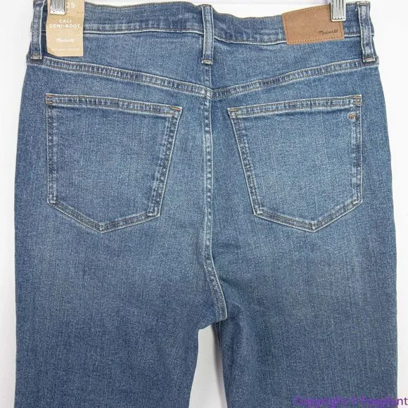 NEW‎ Madewell Cali Demi-Boot Jeans in Glenside Wash, 29 - Image 12