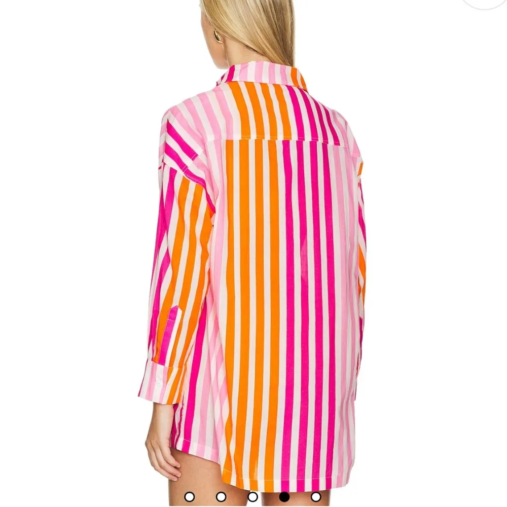 BEACH RIOT ALEXA TOP SUNSET STRIPED S/M Pink Size undefined - Image 2