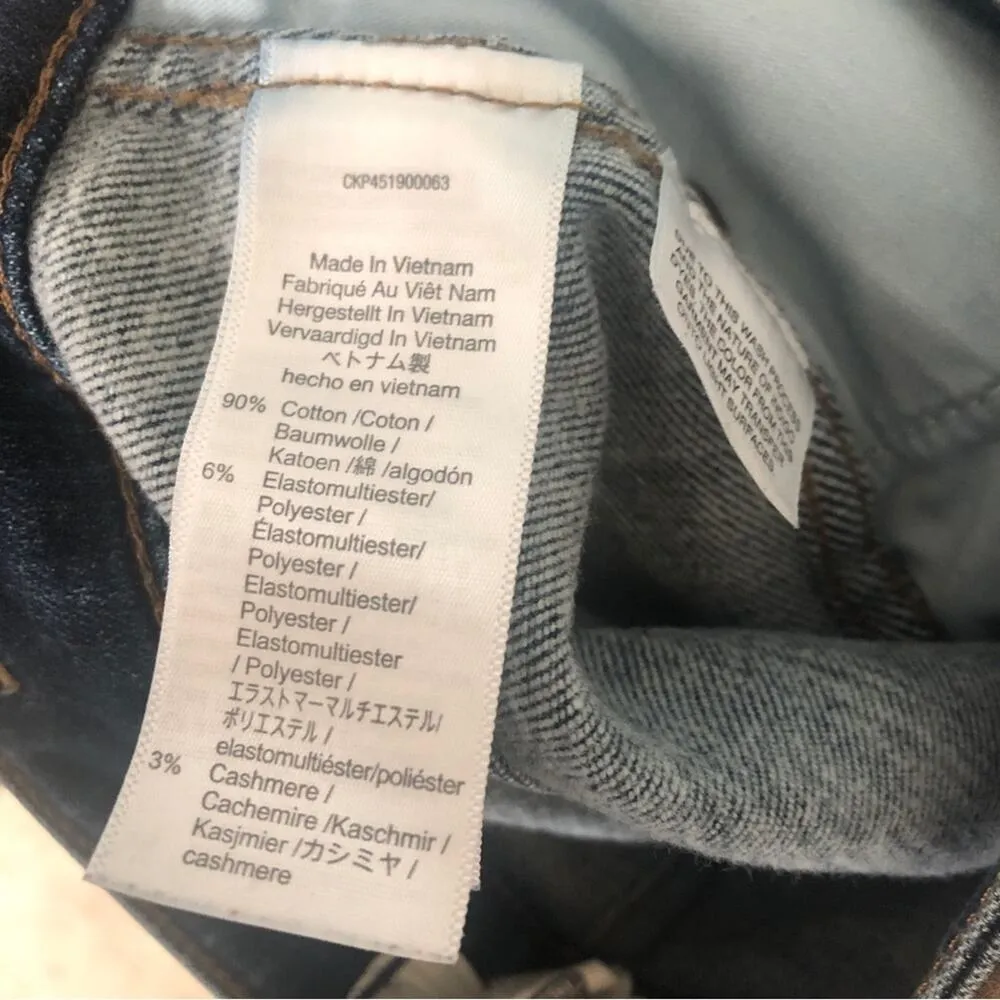 Madewell Denim Curvy High Rise Skinny Pants Medium Blue Wash Jeans - Image 9