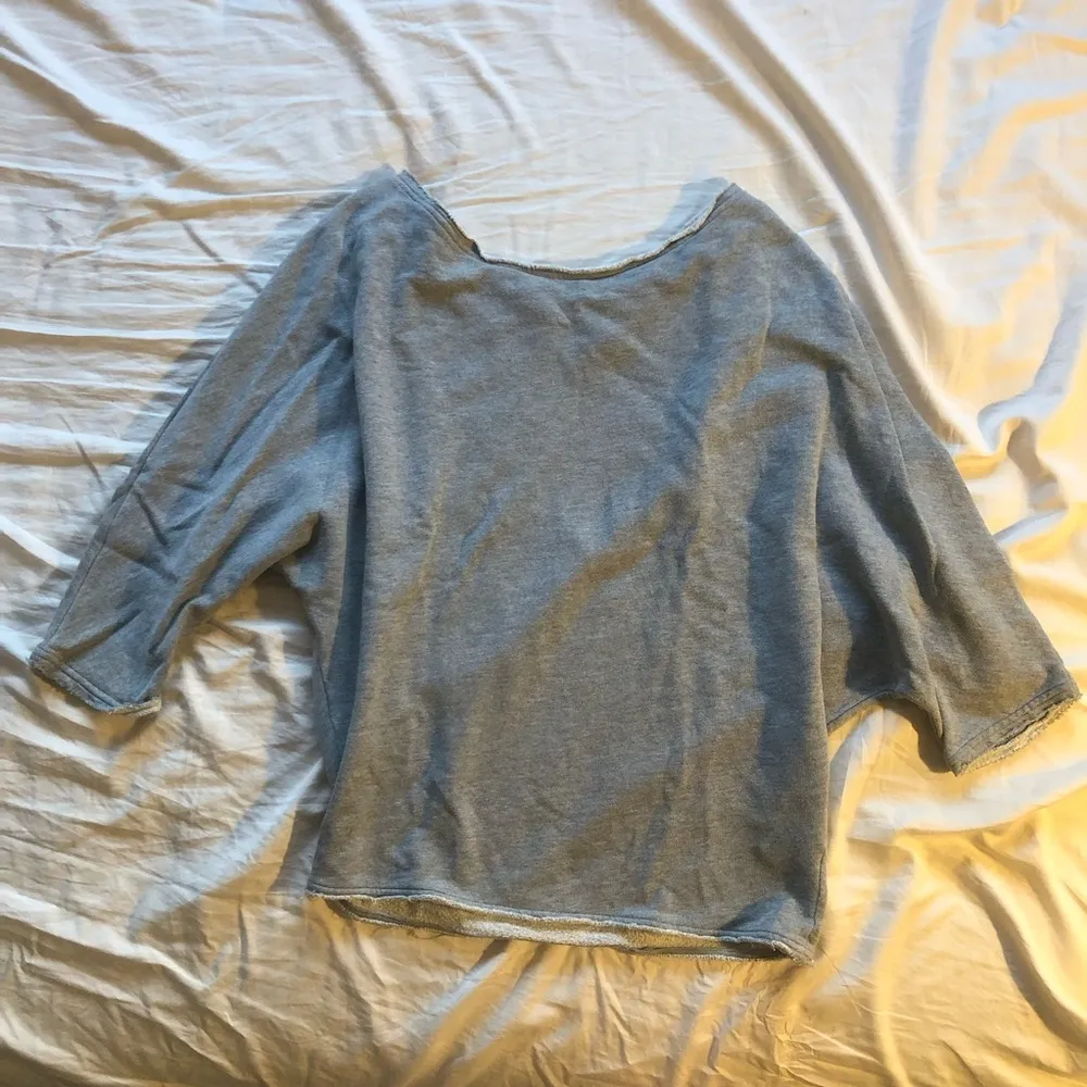 All Saints Ren Sweat Assymetrical Sweatshirt Top Small - Image 3