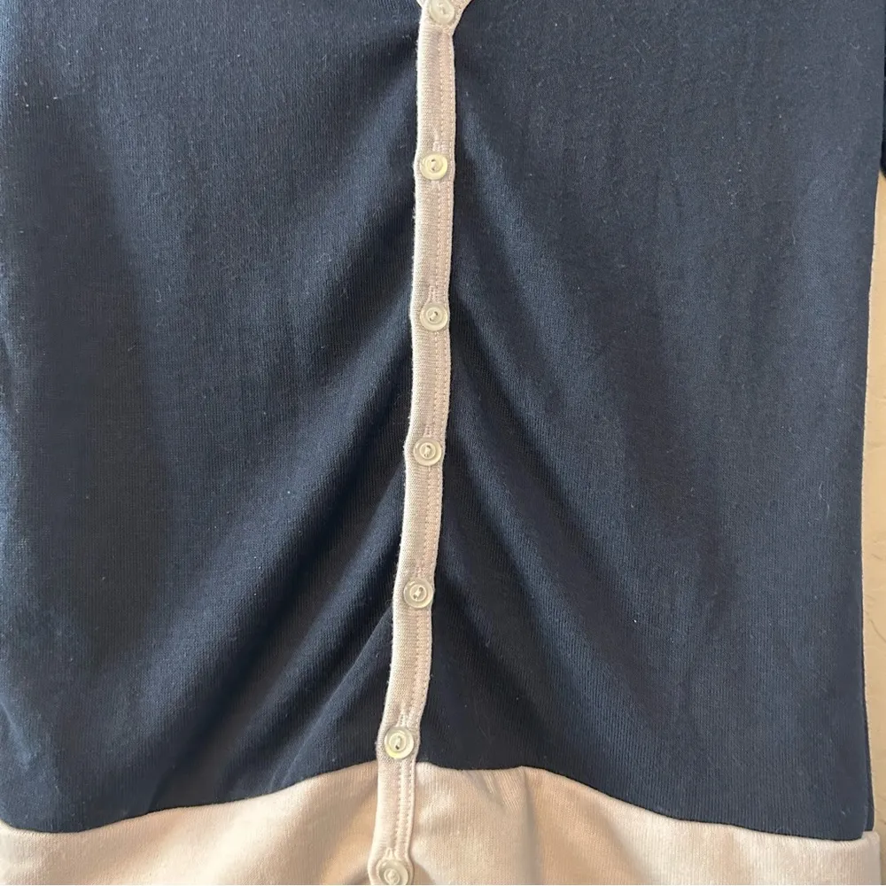 Her Universe Dr Who Tardis Union Jack navy blue cardigan sweater size medium - Image 6