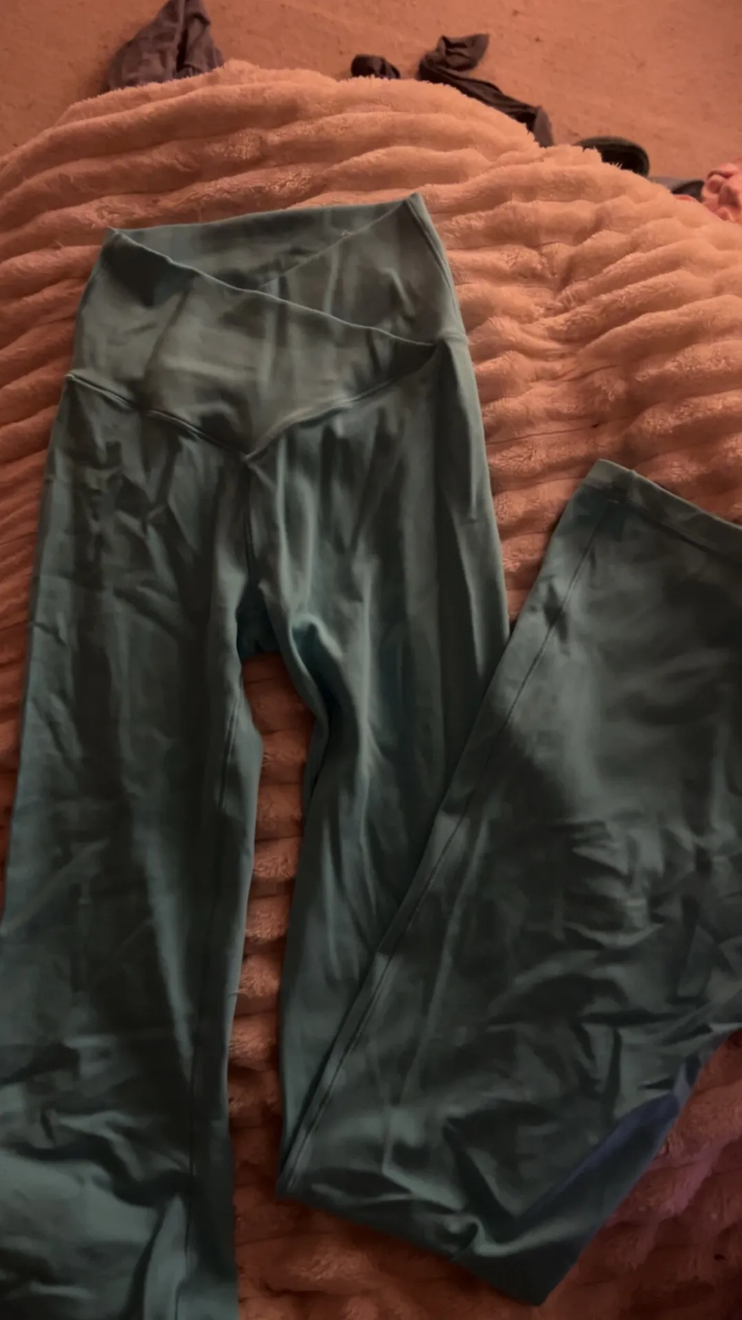 cyan arie crossover flare leggings Blue Size XXS - Image 2