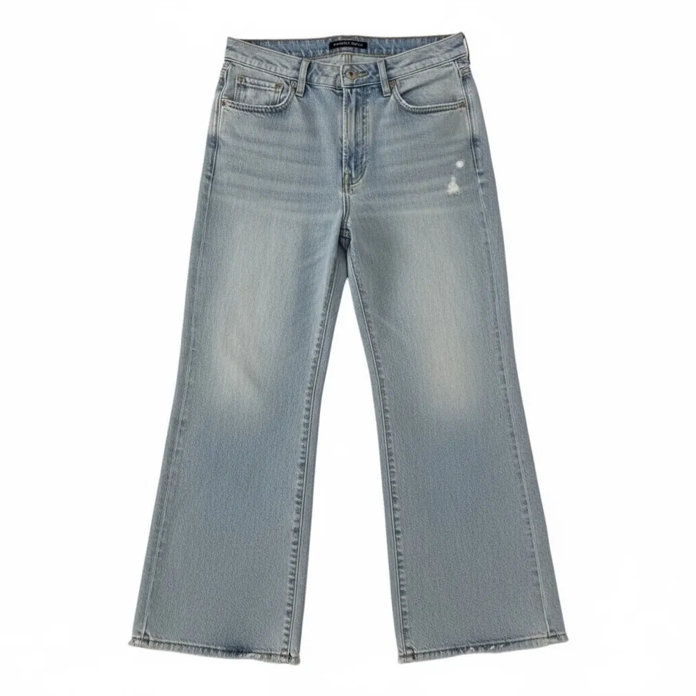 American eagle high waist distressed wide leg, never worn - Image 2