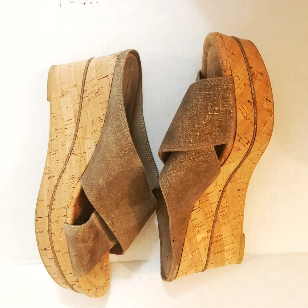 Donald Pliner Brown Dacota Wedge Platform Sandal - Image 10