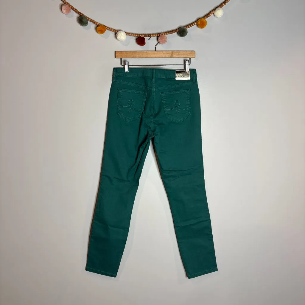 NWT Lilly Pulitzer South Ocean High Rise jeans in Hosta Green - Image 7