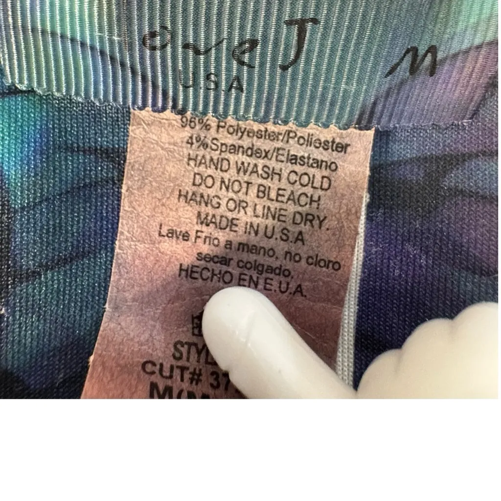 Love J Bodycon Dress Women M Psychedelic Kaleidoscope Print Dopamine Dressing - Image 6